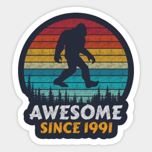 Awesome Since 1991 Sticker